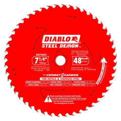 Diablo D0748CFX Demon 7-1/4 in. 48 TPI Cermet Circular Saw Blade