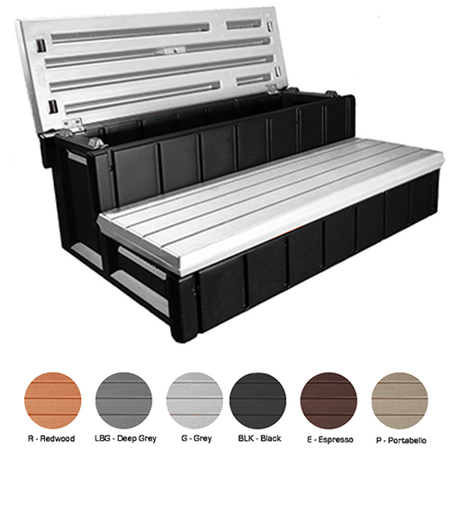 CONFER PLASTICS CONFER PLASTICS LASS36SC-LBG Spa Storage Step 36