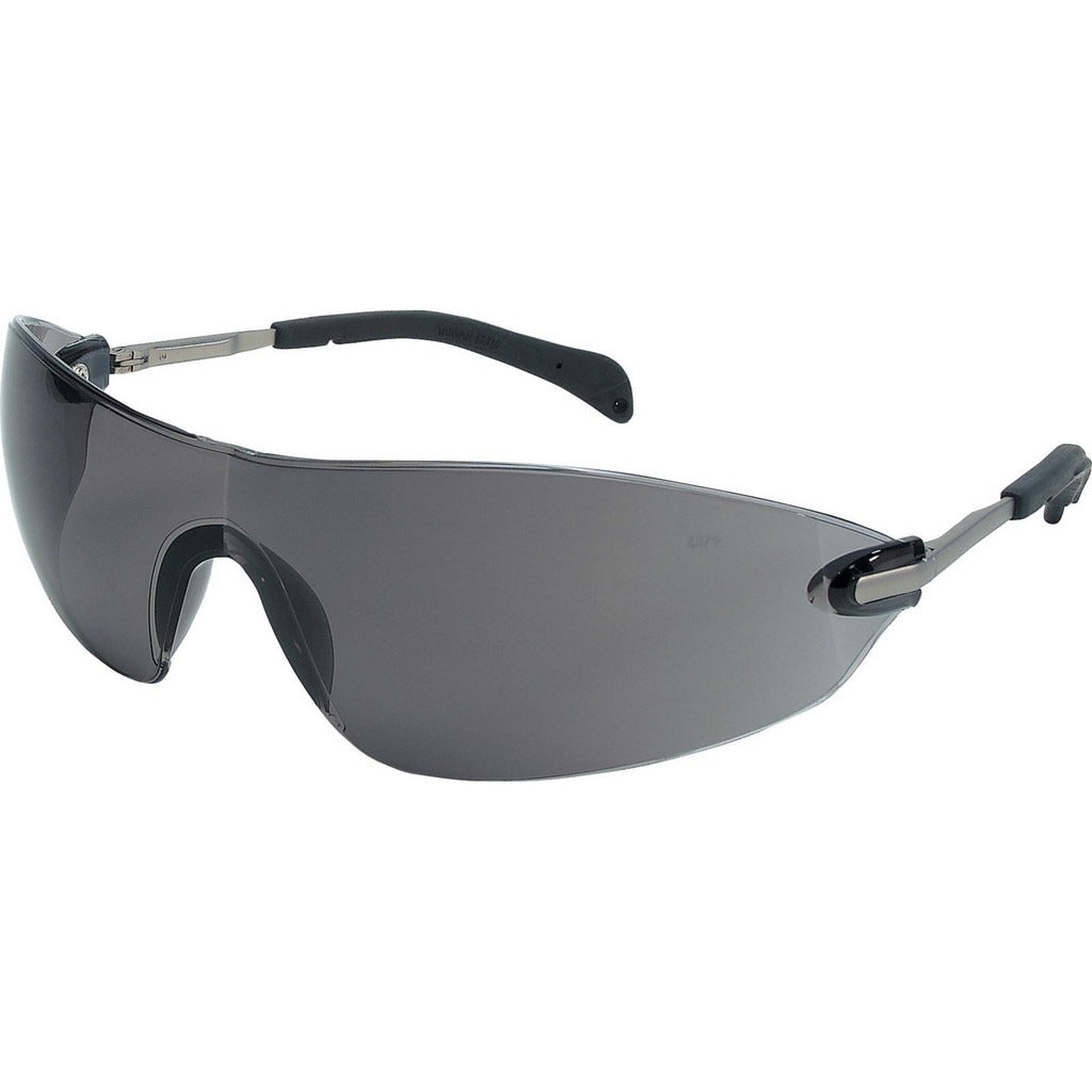 MCR SAFETY Mcr Safety S2212 Safety Glasses Gray Frameless Ansi Z87.1+