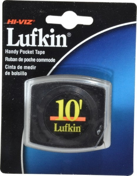 LUFKIN Lufkin W6110 Tape Measure 10 Ft 1/4 Inch Yellow Blade