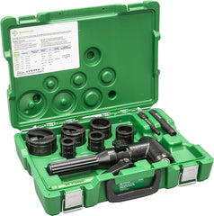 Greenlee 7906SB Quick Draw 90 8-Ton Hydraulic Knockout Punch Kit with Slug-Buster, 1/2 - 2