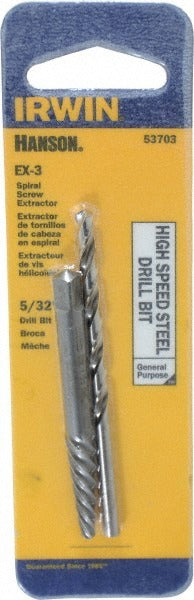 IRWIN Irwin 53703 Spiral Flute Screw Extractor Drill Set 2 Pc