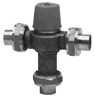 WATTS Watts Brass Tubular LF1170M2-UT 3/4 Thermostatic Mixing Valve