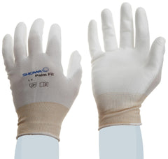 SHOWA BO500W-XXL Polyurethane Palm Coating Glove with Nylon Liner White XX-Large