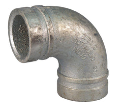 Victaulic F040010G00 Style 10 4 in. Grooved Galvanized 90 Degree Elbow