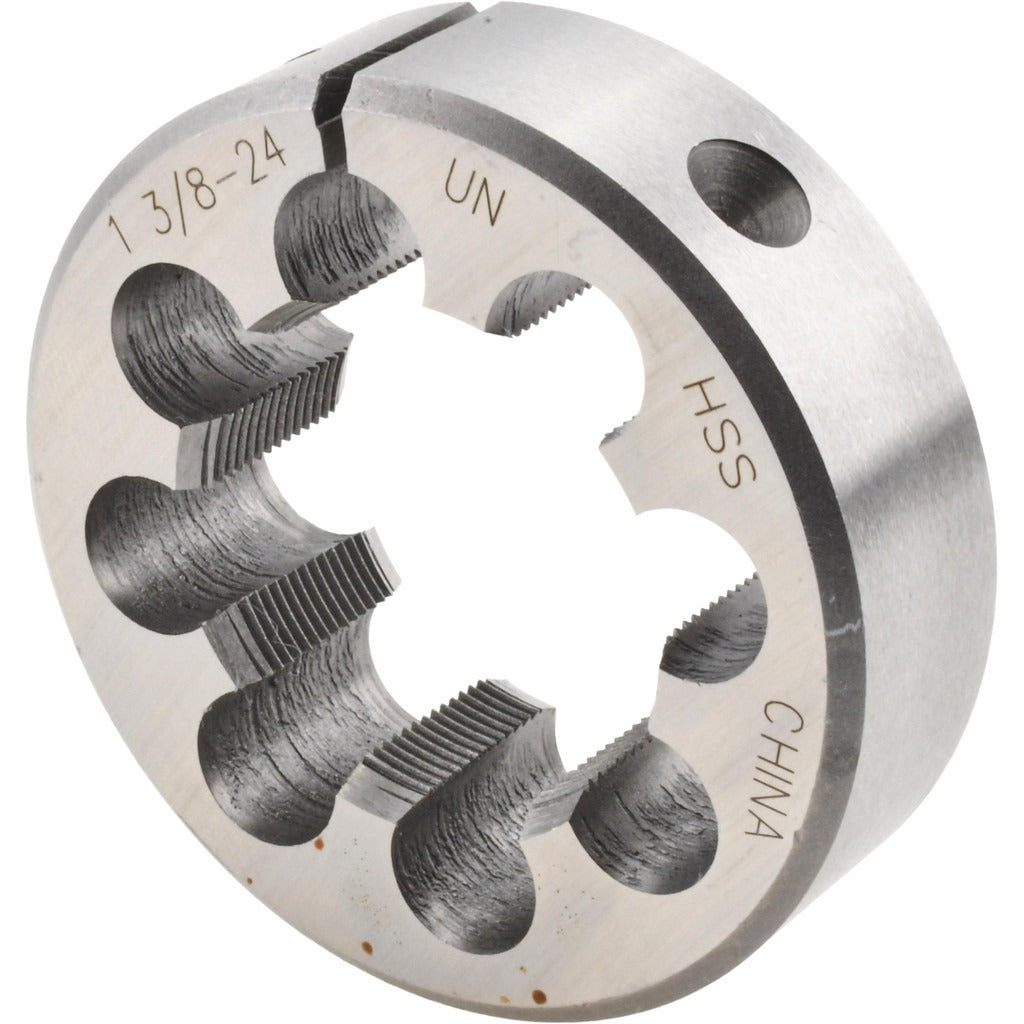 VALUE COLLECTION Value Collection 315-1565 Round Die 1-3/8-24 High Speed Steel