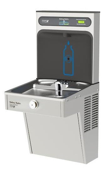 HALSEY TAYLOR Halsey Taylor HTHB-HVRGRN8-NF HydroBoost Bottle Filling Station and Single Vandal-Resistant Cooler 115V 260W (1 Station / 8 GPH) HTHB-HVRGRN8-NF