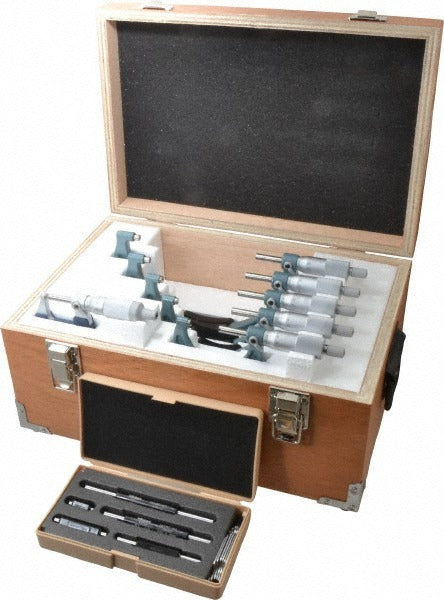 MITUTOYO Mitutoyo 103-913-50 Outside Micrometer Set 6 Pc