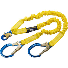 3M 1244409 DBI-SALA 6 Shockwave2 Polyester Tubular Web Twin-Leg Tie-Off Shock-Absorbing Lanyard