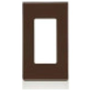 LEVITON Leviton 80301-S0 1-Gang Decora Plus Wallplate Screwless Snap-On Mount (1-Gang)