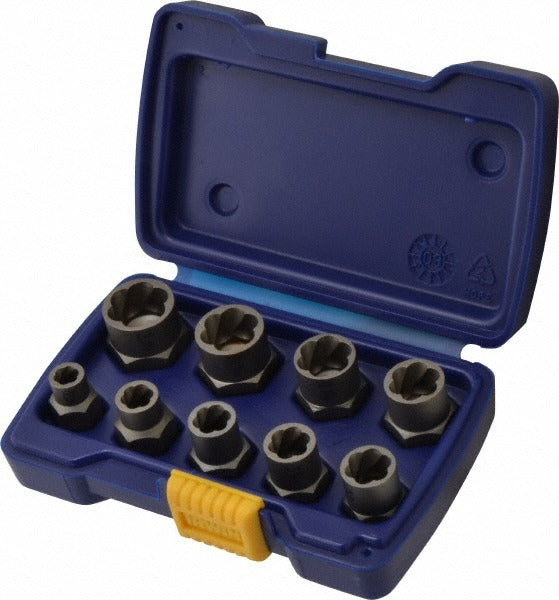 IRWIN Irwin Hanson 54019 Bolt Extractor Set 9 Piece M8-M19