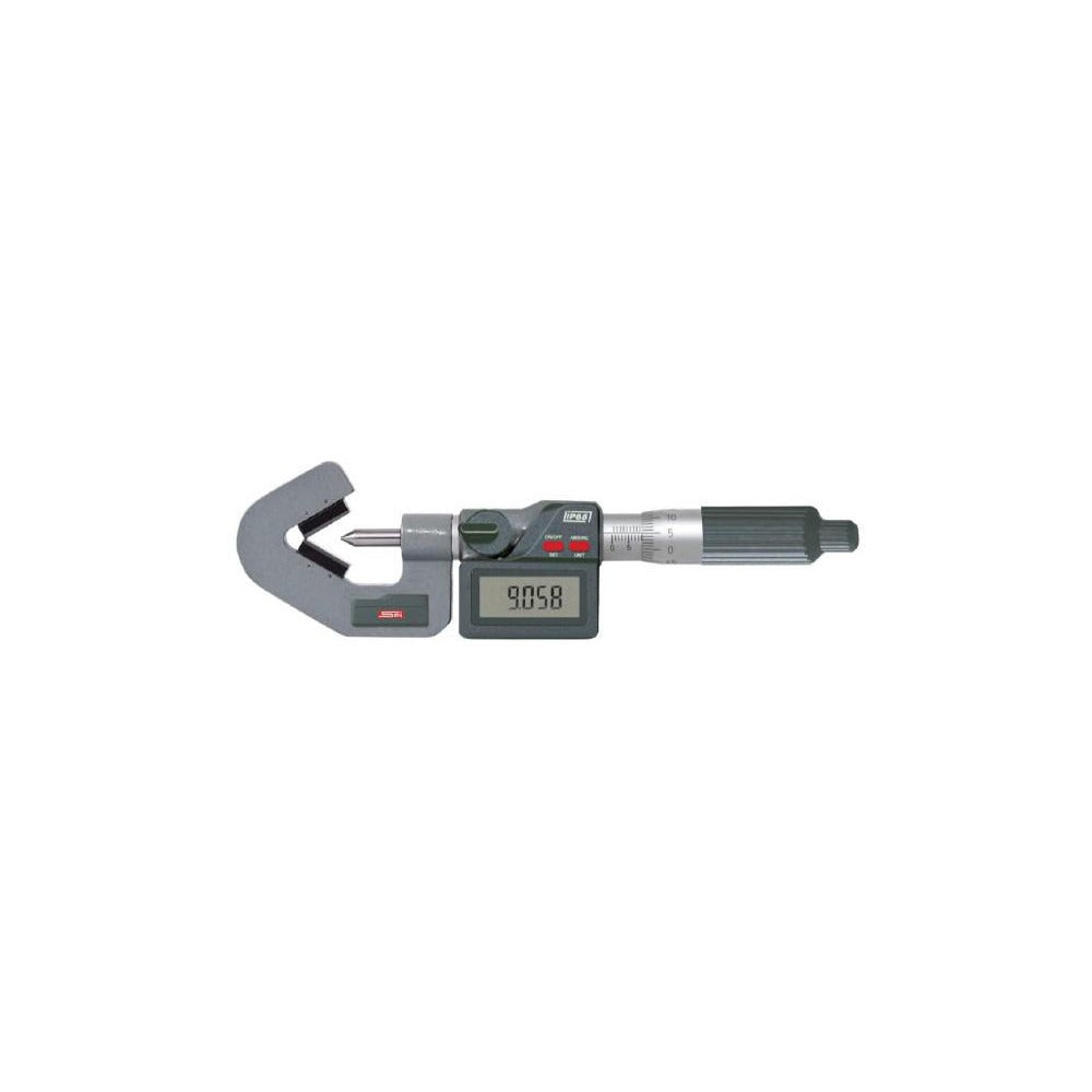 SPIROTHERM Spi CMS220519033 V-anvil Micrometer 0-0.60 in Electronic