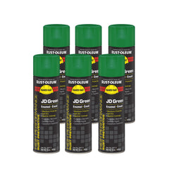 Rust-Oleum 209713 High Performance V2100 System Equipment Aerosol John Deere Green 20 Oz Can 6 Pack