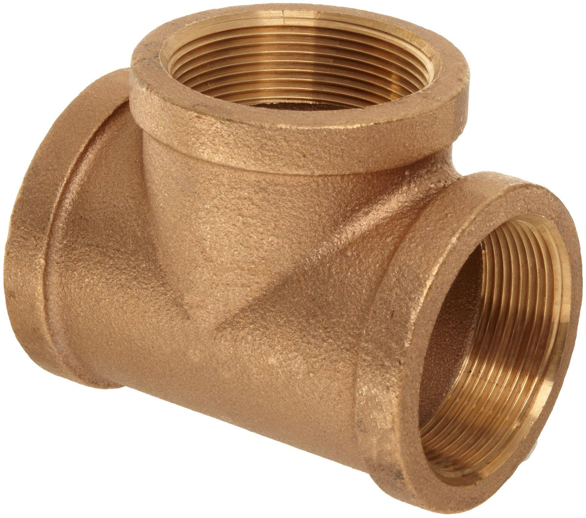 MERIT BRASS X106-48 Brass Pipe Fitting Tee 3 Inch Class 125