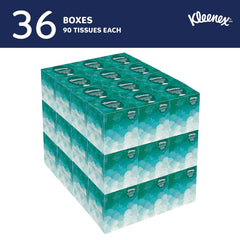 Kleenex 21270 Professional Facial Tissue Cube for Business 90 Tissues Box 36 Boxes Case