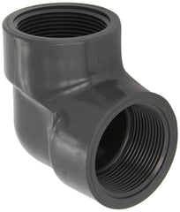 Spears 808-010 PVC Pipe Fitting, 90 Degree Elbow, Schedule 80, 1 NPT Female