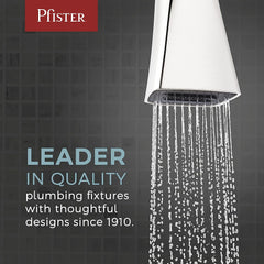 Pfister R89-0700 Pfirst Modern Single Handle Tub and Shower Faucet Trim Only