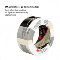 3M 70006745577 General Use Masking Tape 201+ 48 mm x 55 m 24/Case