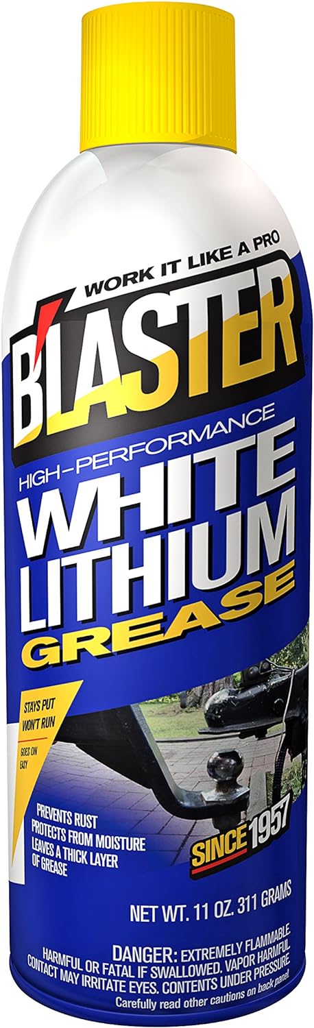 Blaster 16-LG High-Performance White Lithium Grease - 11-Ounces