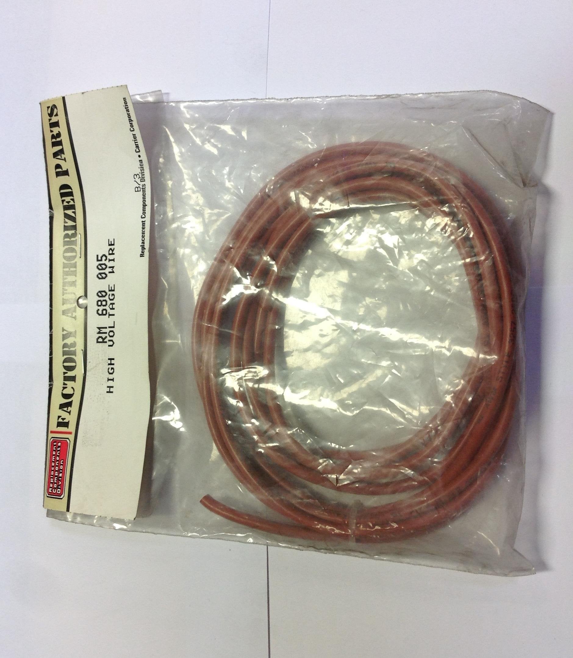 Carrier RM680005 High Voltage Ignitor Cable for Water Heater Parts