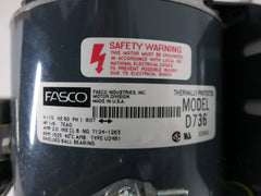 Fasco D736 1/6HP 115V 1625RPM 1Spd Motor