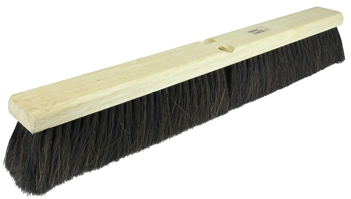 Weiler 42017 Medium Sweep Floor Brush Black Tampico 24 Inch