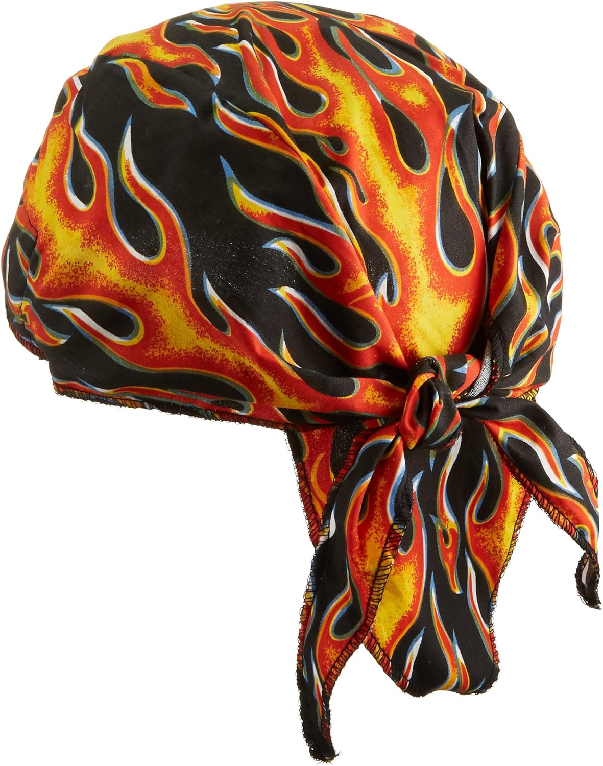 OccuNomix TN6-FLA Big Flames Tuff Nougies Cotton Doo Rag Bandana One Size