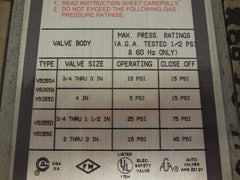 Honeywell V4055B1039 On-Off Fluid Power Gas Valve Actuator 120 Vac 60 Hz