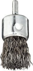 Weiler 10012 Crimped Wire End Brush Steel Fill 1 inch