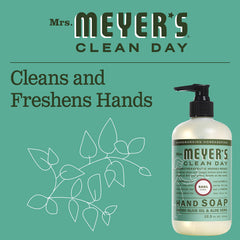 Mrs. Meyer's Clean Day 651344 Hand Soap 12.5 fl oz Pack of 6