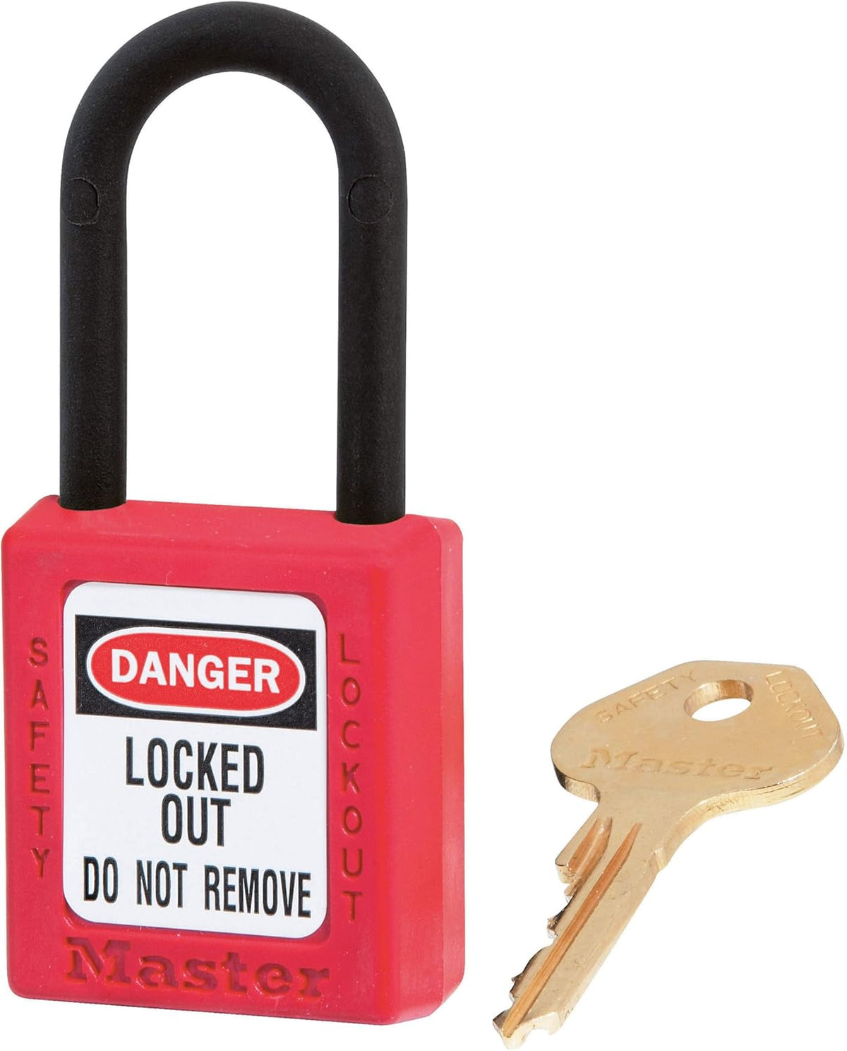 Master Lock 406RED Lockout Padlock KD Red 1-3/4H