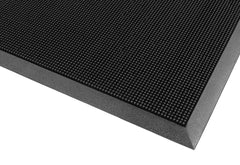 Notrax 345S3239BL Rubber Brush Entrance Mat 32 x 39 inches Black