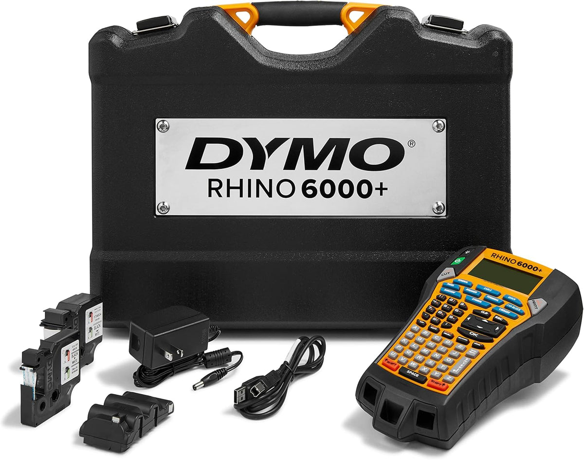 DYMO 2122499 Rhino 6000+ Industrial Label Maker with Carry Case