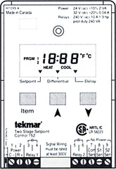 Tekmar 152 Two Stage Setpoint Control 240V