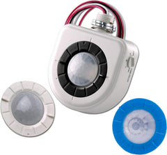 Leviton OSFHU-ITW Fixture-Mounted PIR High-Bay Sensor with 3 Interchangeable Lenses