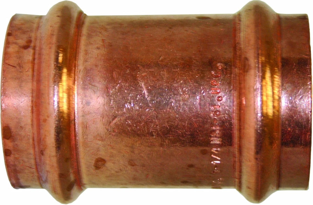 Apollo Valves 10075504 1-Inch C x C Copper Coupling with Stop