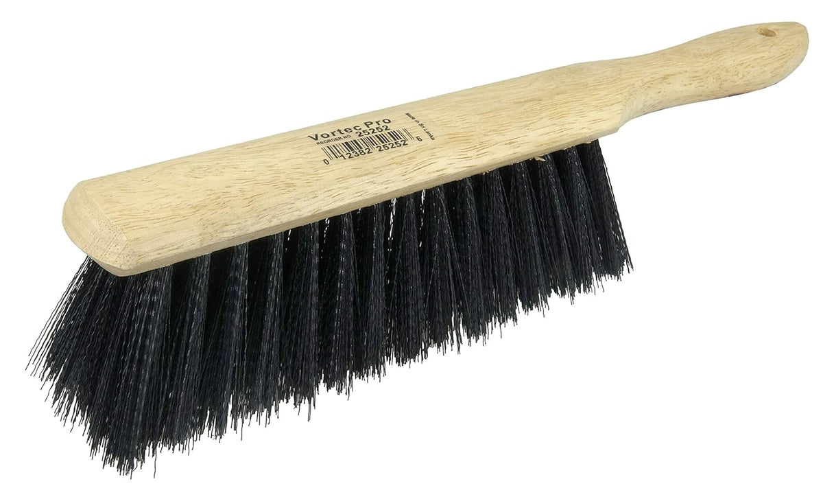 Weiler 25252 8 Brush Length, Black Polystyrene Fill, Wood Block, Synthetic Counter Duster