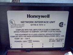 Honeywell Q7700A 1014 Network Interface Unit