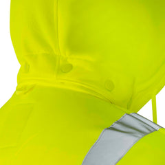 Pioneer V1060461U-XL High Visibility Safety Hoodie Reflective Hi Vis Sweatshirt Jacket X-Large