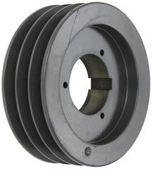 Browning 3B5V66 Split Taper Sheave, Cast Iron, 3 Groove, A, B or 5V Belt, Uses B Bushing