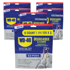 WD-40 Specialist 300899 Degreaser And Cleaner EZ-PODS Industrial-Strength Concentrate Multi-Surface 120 PODs