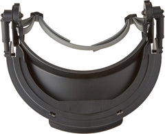 Honeywell S9510 Uvex Turboshield Face Shield Hard Hat Adapter with Black Frame