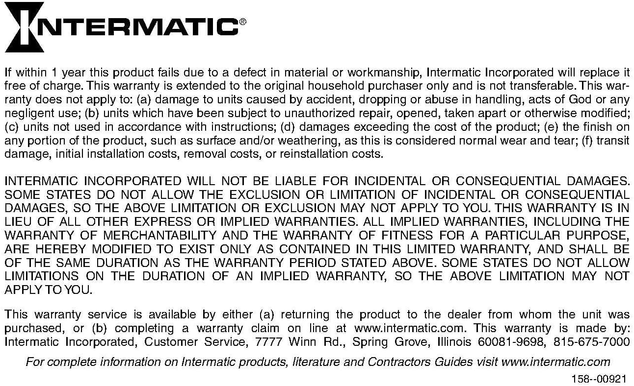 Intermatic T104P3 208-277 Volt DPST 24 Hour Mechanical Time Switch