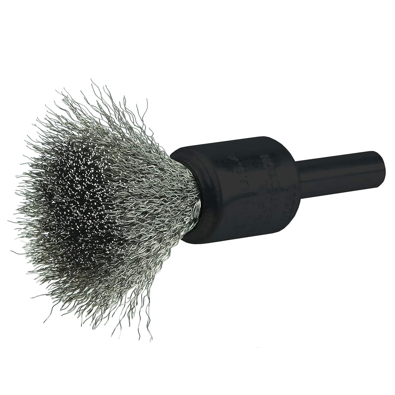 Weiler 10013 1/2 Crimped Wire End Brush .006 Stainless Steel Fill Made in The USA