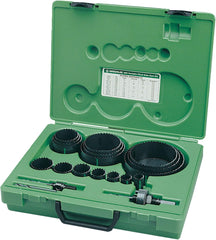 Greenlee 890 Hole Saw Maintenance Kit Bi-Metal 20 Pcs Sizes 3/4 - 4-3/4