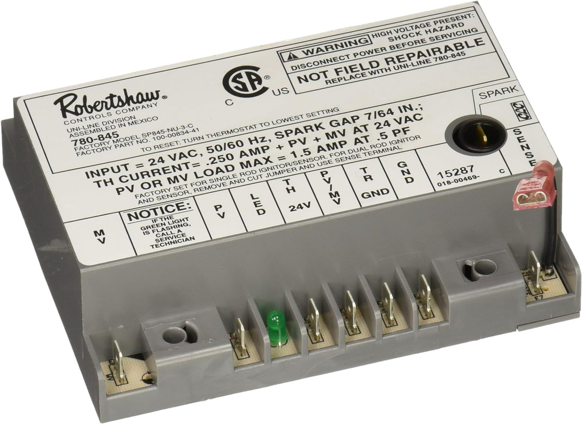 Robertshaw 780-845 Ignition Module Intermittent Pilot 24V