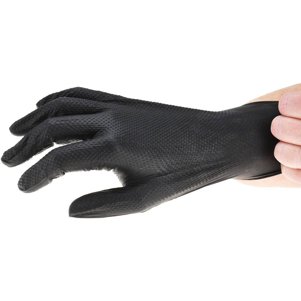 PRO-SAFE Pro-safe GL6BKD-8PFS Nitrile Gloves 8 Mil Small 50 Pack