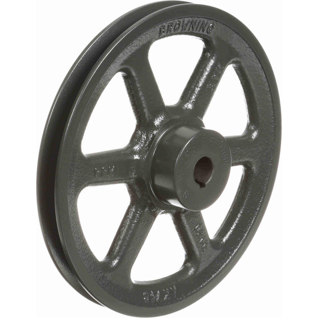 BROWNING Browning 1027127 Single Groove Sheave 0.625 in Bore 7.25 in Od