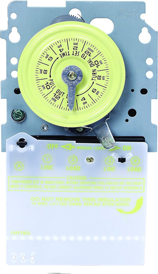 Intermatic T104M Mechanical Time Switch Mechanism 208-277 VAC DPST