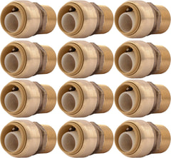 SharkBite U134LF 3/4 Inch MNPT Adapter 12 Pack